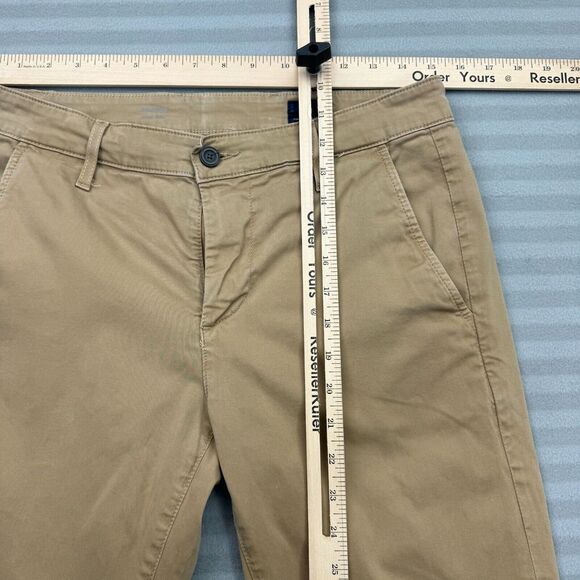 AG Adriano Goldschmied Chino Pants Mens 30 Tan Flat Front Jamison Skinny Leg - Picture 7 of 9